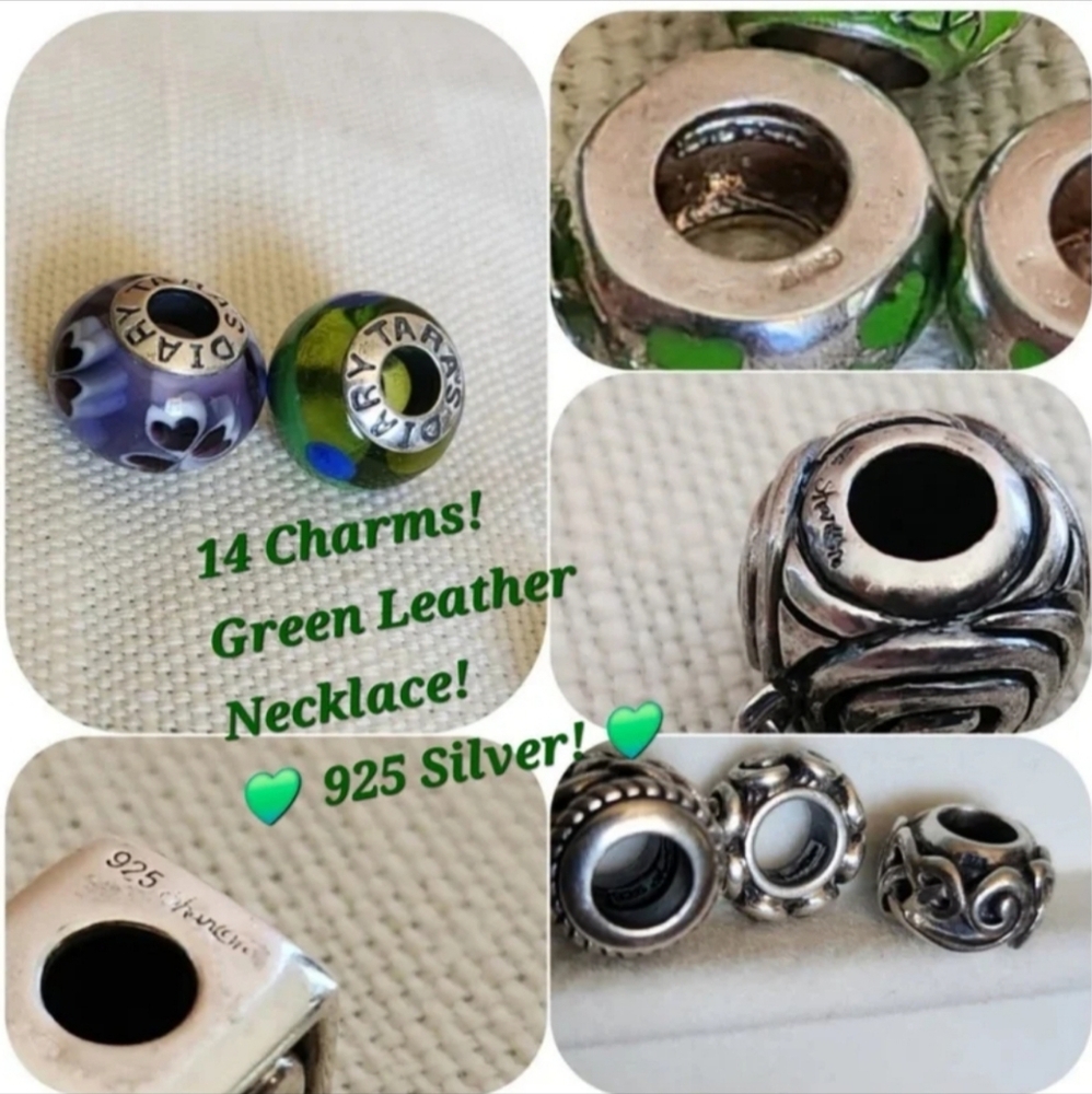 Tara's Diary & ShanOre Necklace Sterling Silver Celtic Irish Charms